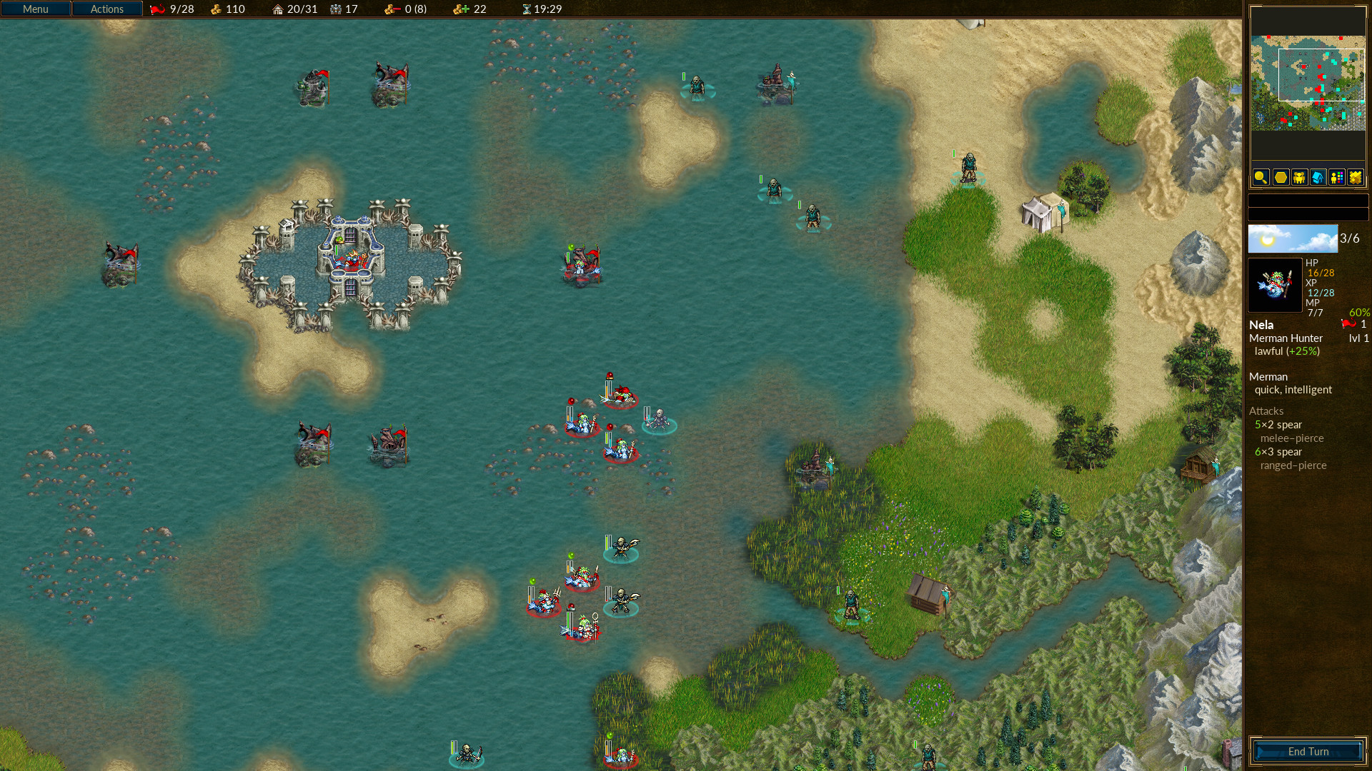 The Battle for Wesnoth (screenshot) The Battle for Wesnoth (screenshot)