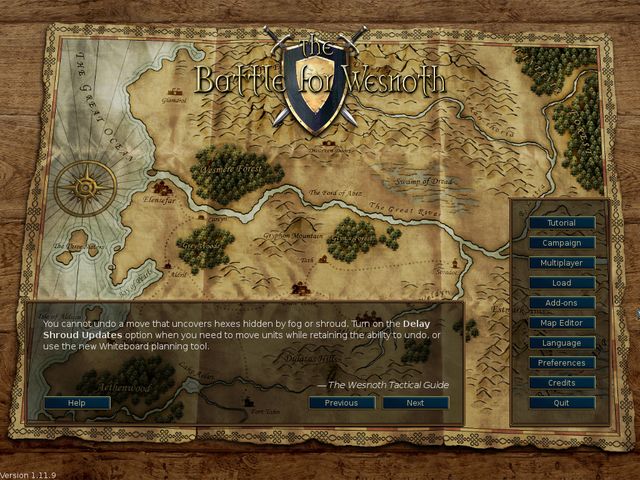 Main Menu