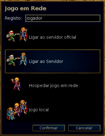dialogo dos jogos em rede