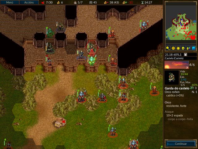 O escenario