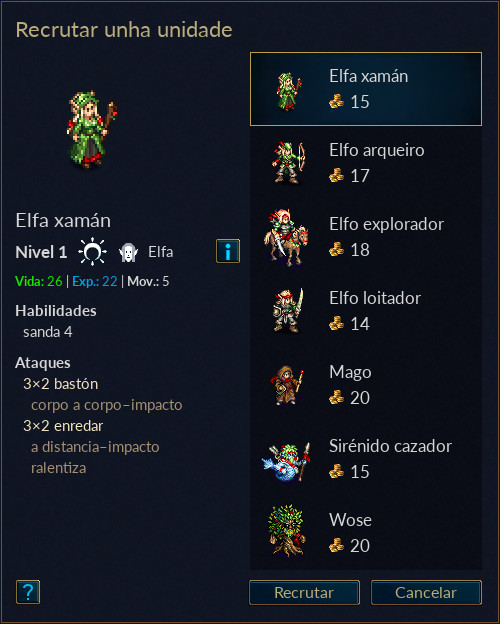 O diálogo de recrutamento